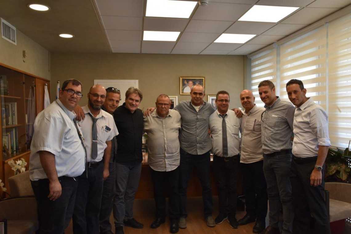 מעמד חתימת ההסכם במטרופולין