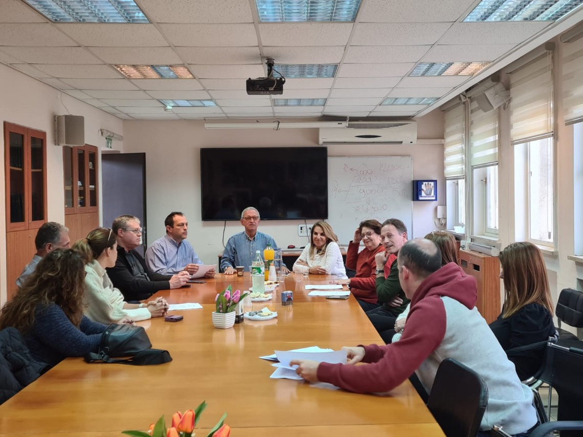 מעמד חתימת ההסכם לעובדי מכון מופ"ת