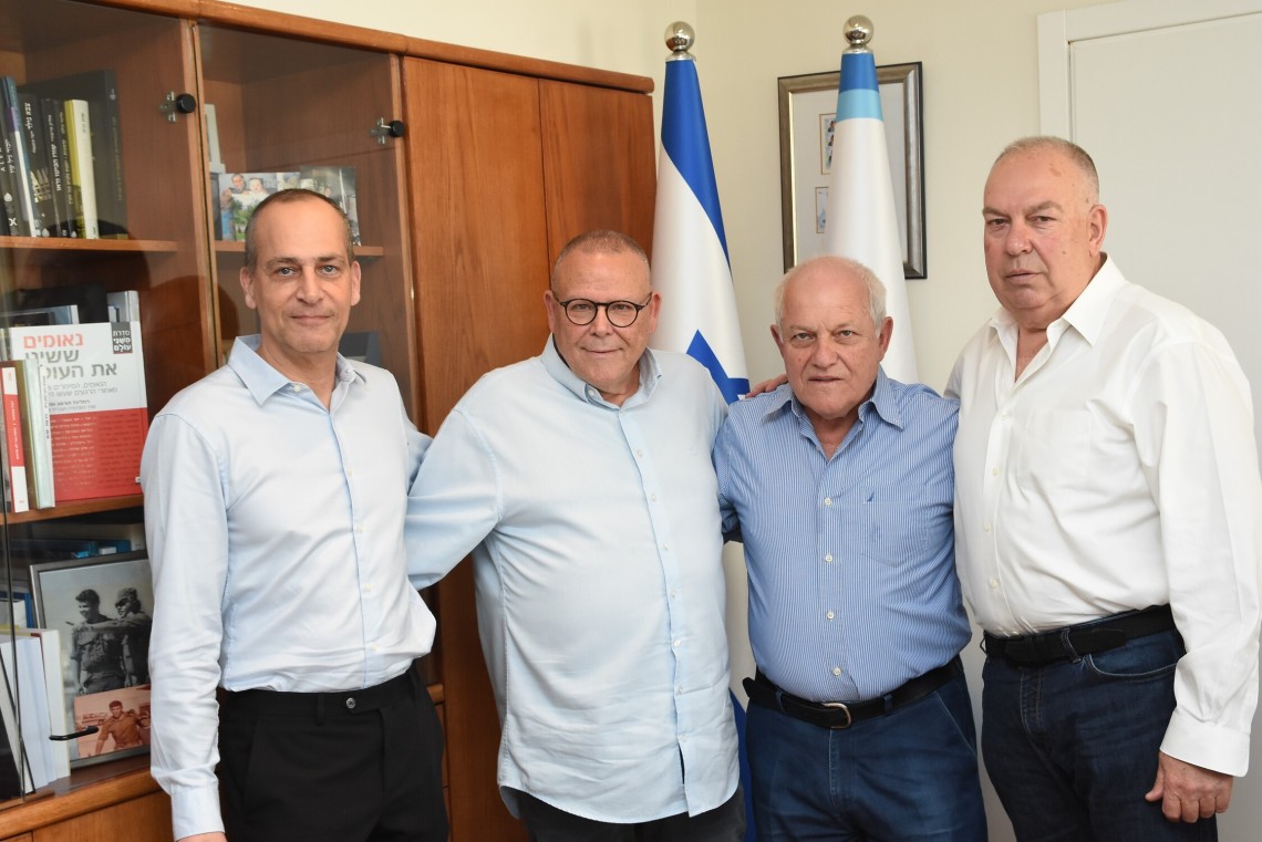 מימין: אמיתי, כץ, בר-דוד וכהן 