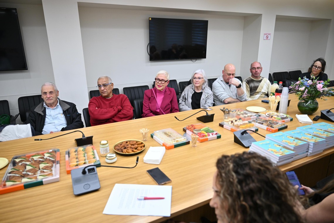 האירוע לזכר מרים קצ'נסקי. צילום: אלעד גוטמן